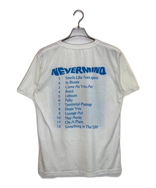 NIRVANA（ニルヴァーナ）NIRVANA (ニルヴァーナ) NevermindプリントTシャツ ホワイト サイズ:Lの古着・服飾アイテム