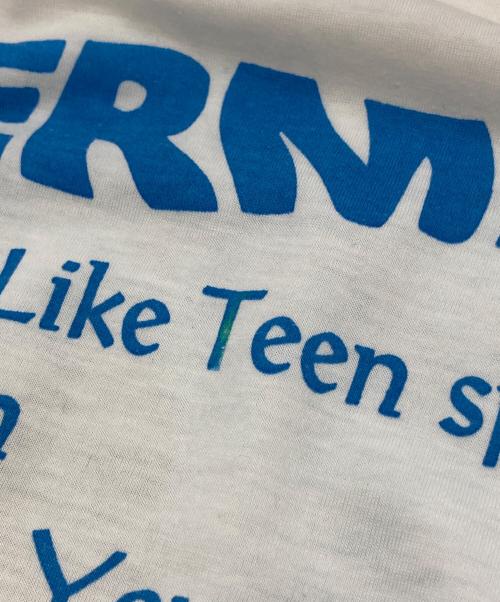 NIRVANA（ニルヴァーナ）NIRVANA (ニルヴァーナ) NevermindプリントTシャツ ホワイト サイズ:Lの古着・服飾アイテム