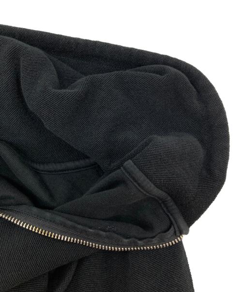 Matin Kim（マーティン・キム）matin kim (マーティン・キム) ARM PATCH POINT HOODY ZIP UP ブラック サイズ:Ⅿの古着・服飾アイテム