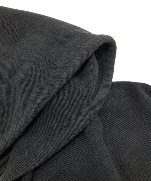 Matin Kim（マーティン・キム）matin kim (マーティン・キム) ARM PATCH POINT HOODY ZIP UP ブラック サイズ:Ⅿの古着・服飾アイテム