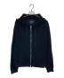 matin kim（マーティン・キム）の古着「ARM PATCH POINT HOODY ZIP UP」｜ブラック