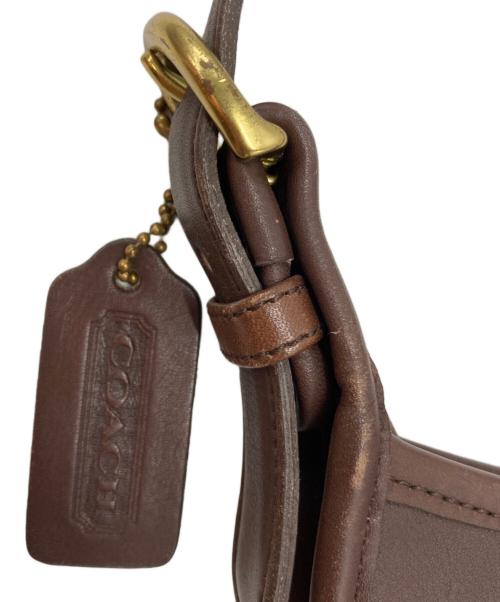 COACH（コーチ）COACH (コーチ) レザーワンショルダーバッグ ブラウン サイズ:-の古着・服飾アイテム