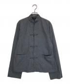 BLACK COMME des GARCONSブラックコムデギャルソン）の古着「チャイナシャツ」｜グレー