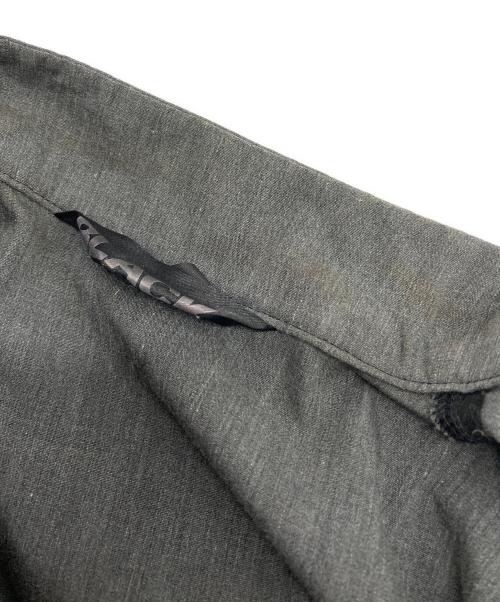 BLACK COMME des GARCONS（ブラックコムデギャルソン）BLACK COMME des GARCONS (ブラックコムデギャルソン) チャイナシャツ グレー サイズ:Lの古着・服飾アイテム