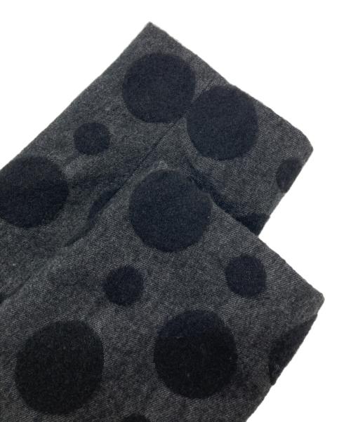 BLACK COMME des GARCONS（ブラックコムデギャルソン）BLACK COMME des GARCONS (ブラックコムデギャルソン) ポルカドットウール混ジャケット ブラック サイズ:Ⅿの古着・服飾アイテム