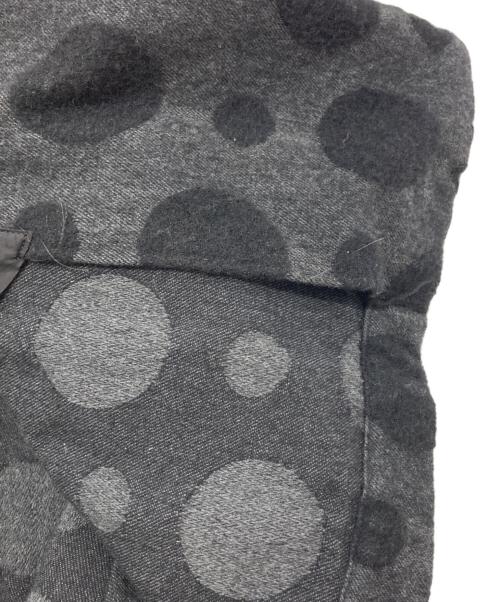 BLACK COMME des GARCONS（ブラックコムデギャルソン）BLACK COMME des GARCONS (ブラックコムデギャルソン) ポルカドットウール混ジャケット ブラック サイズ:Ⅿの古着・服飾アイテム