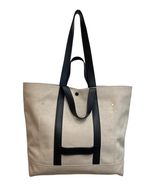 dunhill（ダンヒル）dunhill (ダンヒル) ユーティリティ ラージ トートバッグ ベージュ サイズ:-の古着・服飾アイテム