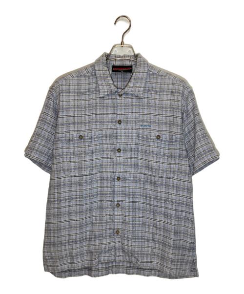 VANS（ヴァンズ）VANS (ヴァンズ) オールドチェック半袖シャツ ブルー サイズ:Ⅿの古着・服飾アイテム