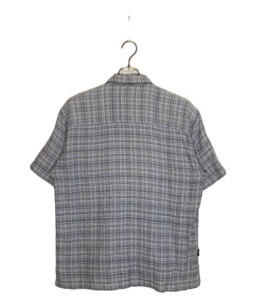 VANS（ヴァンズ）VANS (ヴァンズ) オールドチェック半袖シャツ ブルー サイズ:Ⅿの古着・服飾アイテム