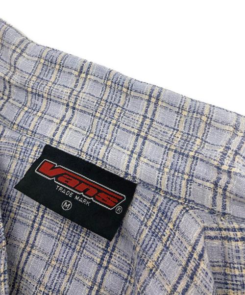 VANS（ヴァンズ）VANS (ヴァンズ) オールドチェック半袖シャツ ブルー サイズ:Ⅿの古着・服飾アイテム