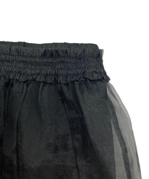 emmi（エミ）emmi (エミ) チュールボリュームシアースカート ブラック サイズ:SIZE 0の古着・服飾アイテム