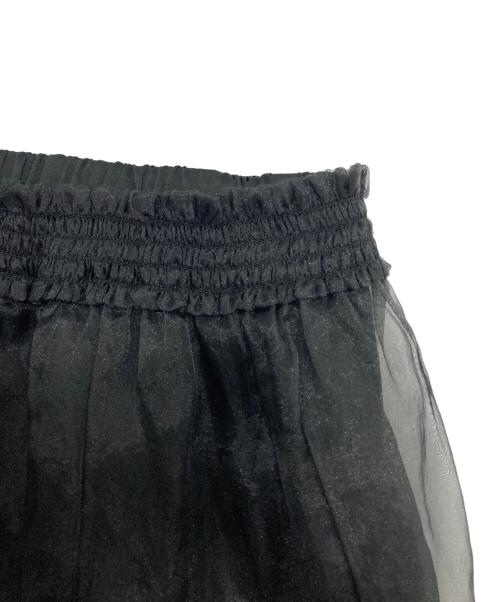 emmi（エミ）emmi (エミ) チュールボリュームシアースカート ブラック サイズ:SIZE 0の古着・服飾アイテム