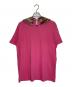 GUCCI (グッチ) スパンコール襟付きロゴTシャツ ピンク サイズ:SIZE L：15000円