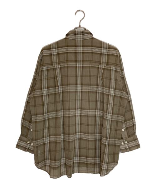 Spick and Span（スピック＆スパン）Spick and Span (スピック＆スパン) コットンボイルチェックシャツ カーキ サイズ:SIZE Freeの古着・服飾アイテム