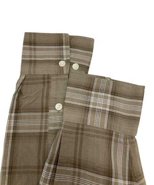 Spick and Span（スピック＆スパン）Spick and Span (スピック＆スパン) コットンボイルチェックシャツ カーキ サイズ:SIZE Freeの古着・服飾アイテム