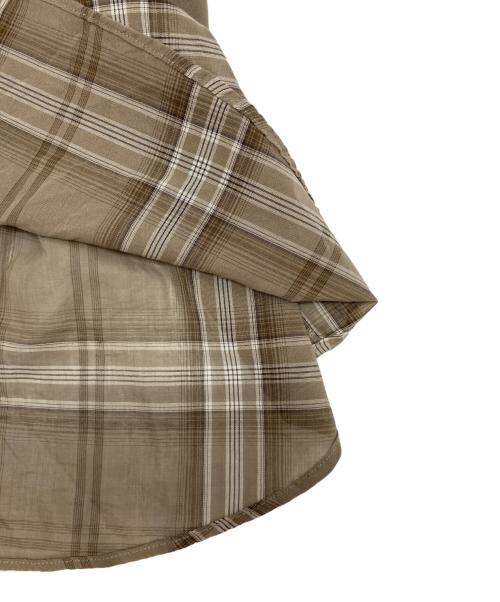 Spick and Span（スピック＆スパン）Spick and Span (スピック＆スパン) コットンボイルチェックシャツ カーキ サイズ:SIZE Freeの古着・服飾アイテム