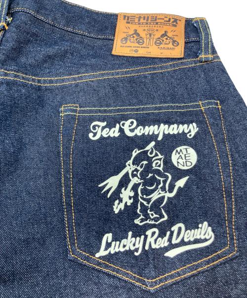 TED COMPANY（テッドカンパニー）TED COMPANY (テッドカンパニー) KAMINARI (カミナリ) デニムパンツ インディゴ サイズ:SIZE W36×L33の古着・服飾アイテム