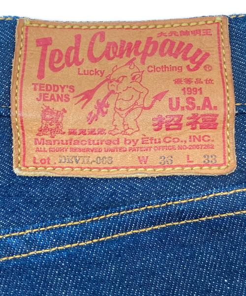 TED COMPANY（テッドカンパニー）TED COMPANY (テッドカンパニー) 12ozストレートストレッチデニムパンツ インディゴ サイズ:SIZE W36×L33の古着・服飾アイテム
