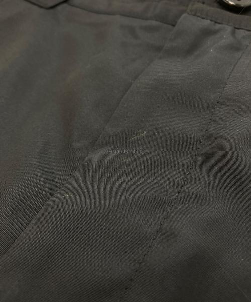 everyone（エブリワン）everyone (エブリワン) Two Tuck Nylon Silk Wide Short Pants ブラック サイズ:Lの古着・服飾アイテム