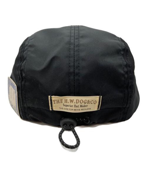 THE H.W.DOG&CO.（エイチダブリュードッグアンドコー）THE H.W.DOG&CO. (エイチダブリュードッグアンドコー) LIMONTA JET CAP ブラックの古着・服飾アイテム