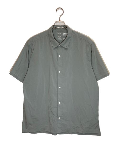 山と道（ヤマトミチ）山と道 (ヤマトミチ) Short Sleeve Shirt グレー サイズ:XLの古着・服飾アイテム