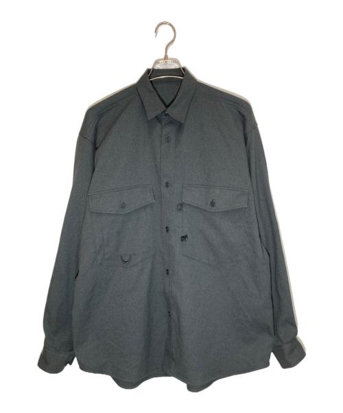 DAIWA PIER39（ダイワ ピア39）DAIWA PIER39 (ダイワ ピア39) TECH FLANNEL CPO SHIRTS グレー サイズ:Ⅿの古着・服飾アイテム