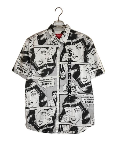 SUPREME（シュプリーム）SUPREME (シュプリーム) THRASHER (スラッシャー) Boyfriend S/S Shirt ホワイト×ブラック サイズ:Ⅿの古着・服飾アイテム