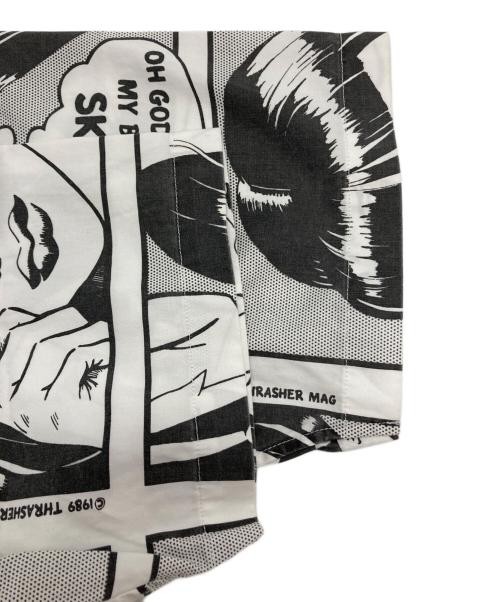 SUPREME（シュプリーム）SUPREME (シュプリーム) THRASHER (スラッシャー) Boyfriend S/S Shirt ホワイト×ブラック サイズ:Ⅿの古着・服飾アイテム