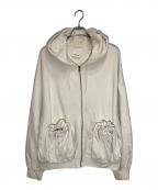 refomedリフォメッド）の古着「KINCHAKU ZIPUP HOODIE」｜アイボリー