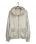 refomed（リフォメッド）の古着「KINCHAKU ZIPUP HOODIE」｜アイボリー