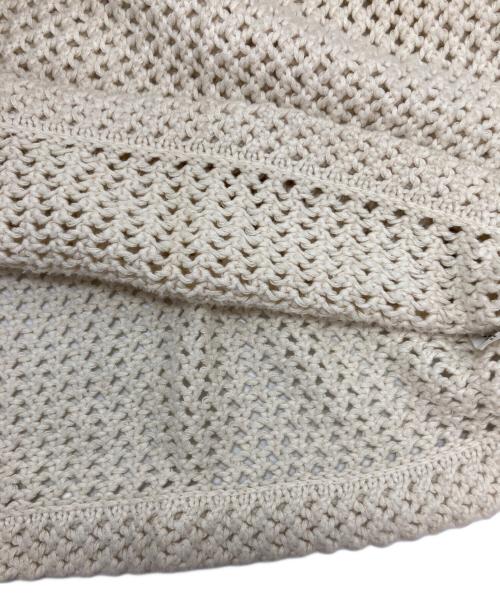 stussy（ステューシー）stussy (ステューシー) MESH ZIP HOODIE ベージュ サイズ:Lの古着・服飾アイテム