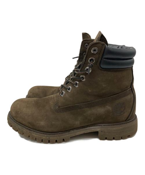 Timberland（ティンバーランド）Timberland (ティンバーランド) 6 IN DOUBLE COLLAR BOOT ブラウン サイズ:25.5の古着・服飾アイテム