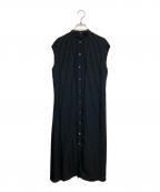 theoryセオリー）の古着「2WAYラップワンピース Washed Stripe」｜ネイビー