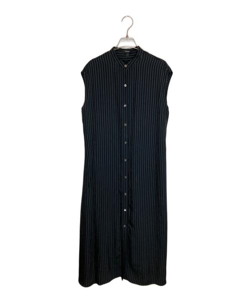 theory（セオリー）theory (セオリー) 2WAYラップワンピース Washed Stripe ネイビー サイズ:Sの古着・服飾アイテム