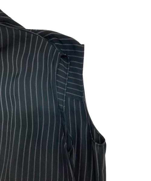 theory（セオリー）theory (セオリー) 2WAYラップワンピース Washed Stripe ネイビー サイズ:Sの古着・服飾アイテム
