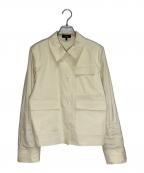 theoryセオリー）の古着「Good Crunch Wash Casual Pocket Jacket」｜アイボリー