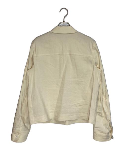 theory（セオリー）theory (セオリー) Good Crunch Wash Casual Pocket Jacket アイボリー サイズ:Ⅿの古着・服飾アイテム