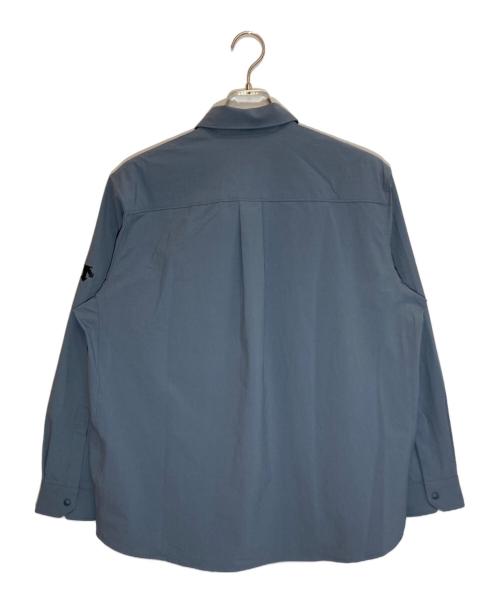 DESCENTE ALLTERRAIN（デザイント オルテライン）DESCENTE ALLTERRAIN (デザイント オルテライン) CORDURA ロングスリーブシャツ ブルー サイズ:Sの古着・服飾アイテム