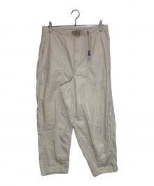 THE NORTHFACE PURPLELABEL（ザ・ノースフェイス パープルレーベル）の古着「Ripstop Wide Cropped Pants」｜ECRU