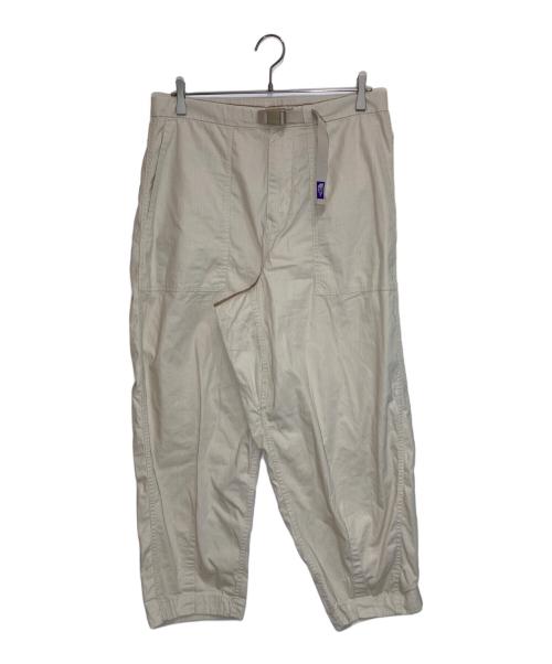 THE NORTHFACE PURPLELABEL（ザ・ノースフェイス パープルレーベル）THE NORTHFACE PURPLELABEL (ザ・ノースフェイス パープルレーベル) Ripstop Wide Cropped Pants ECRU サイズ:SIZE 32の古着・服飾アイテム