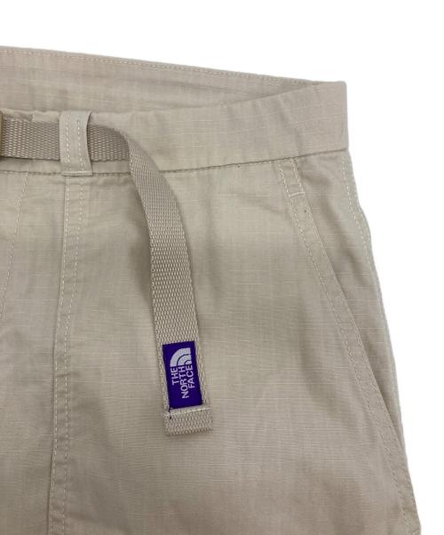 THE NORTHFACE PURPLELABEL（ザ・ノースフェイス パープルレーベル）THE NORTHFACE PURPLELABEL (ザ・ノースフェイス パープルレーベル) Ripstop Wide Cropped Pants ECRU サイズ:SIZE 32の古着・服飾アイテム
