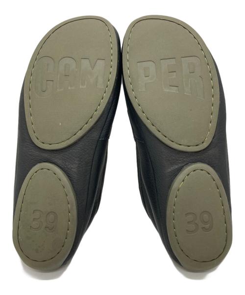 CAMPER（カンペール）CAMPER (カンペール) RIGHT NINA フラットシューズ ブラック サイズ:39の古着・服飾アイテム