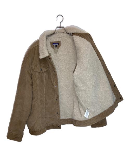 Patagonia（パタゴニア）Patagonia (パタゴニア) Men's Pile Lined Trucker Jacket ブラウン サイズ:XXLの古着・服飾アイテム