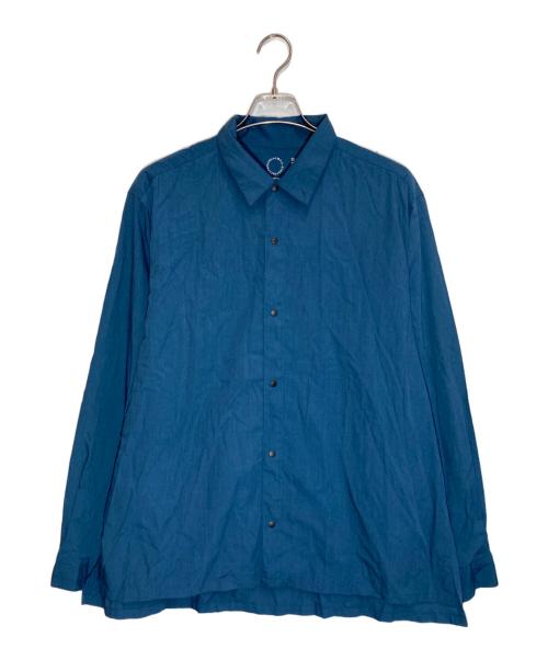山と道（ヤマトミチ）山と道 (ヤマトミチ) Bamboo Shirt ブルー サイズ:XLの古着・服飾アイテム