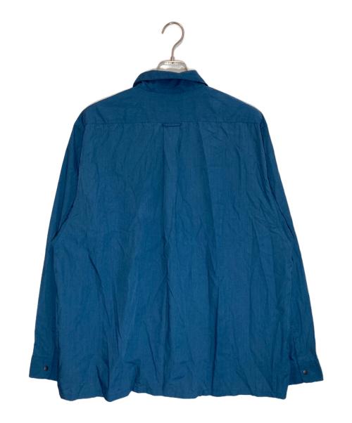 山と道（ヤマトミチ）山と道 (ヤマトミチ) Bamboo Shirt ブルー サイズ:XLの古着・服飾アイテム