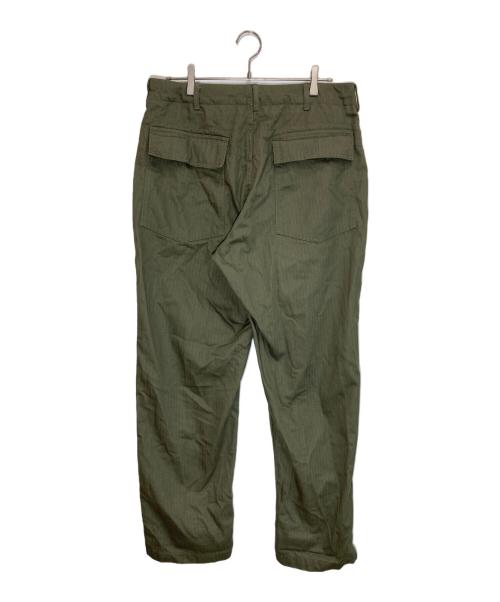 Engineered Garments（エンジニアド ガーメンツ）Engineered Garments (エンジニアド ガーメンツ) ヘリンボーンベイカーパンツ カーキ サイズ:Ⅿの古着・服飾アイテム