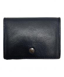 COACH（コーチ）の古着「3つ折りコンパクトウォレット」｜ネイビー