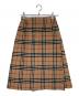Burberry's（バーバリーズ）の古着「リバーシブルノバチェックウールスカート」｜ブラウン