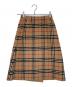 Burberry's (バーバリーズ) リバーシブルノバチェックウールスカート ブラウン サイズ:-：7000円