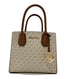 MICHAEL KORS（マイケルコース）の古着「2WAYショルダーバッグ」｜ベージュ×ブラウン